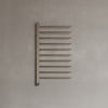 Wall-Mounted 10 Rod Heated Towel Rack with Digital Display