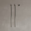 Wall-Mounted Vertical Heated Towel Rack with Digital Display