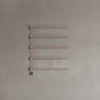 Wall-Mounted 5 Rod Heated Towel Rack with Digital Display