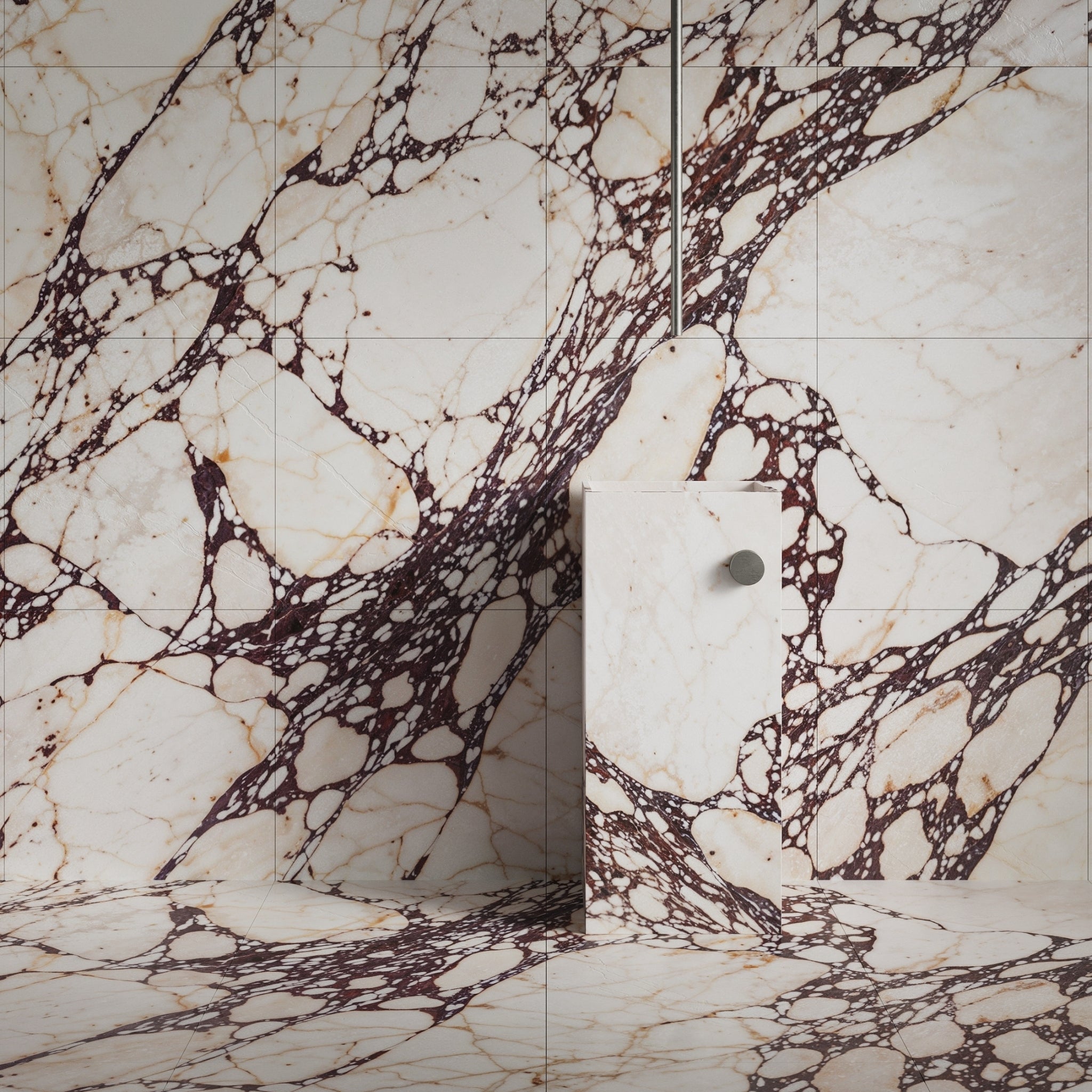 Calacatta Voila Natural Stone Honed Marble Tile