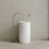 Rotundi Handcrafted Stone Pedestal Sink