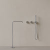 Modern Widespread Square Floor-mounted Bathtub Filler