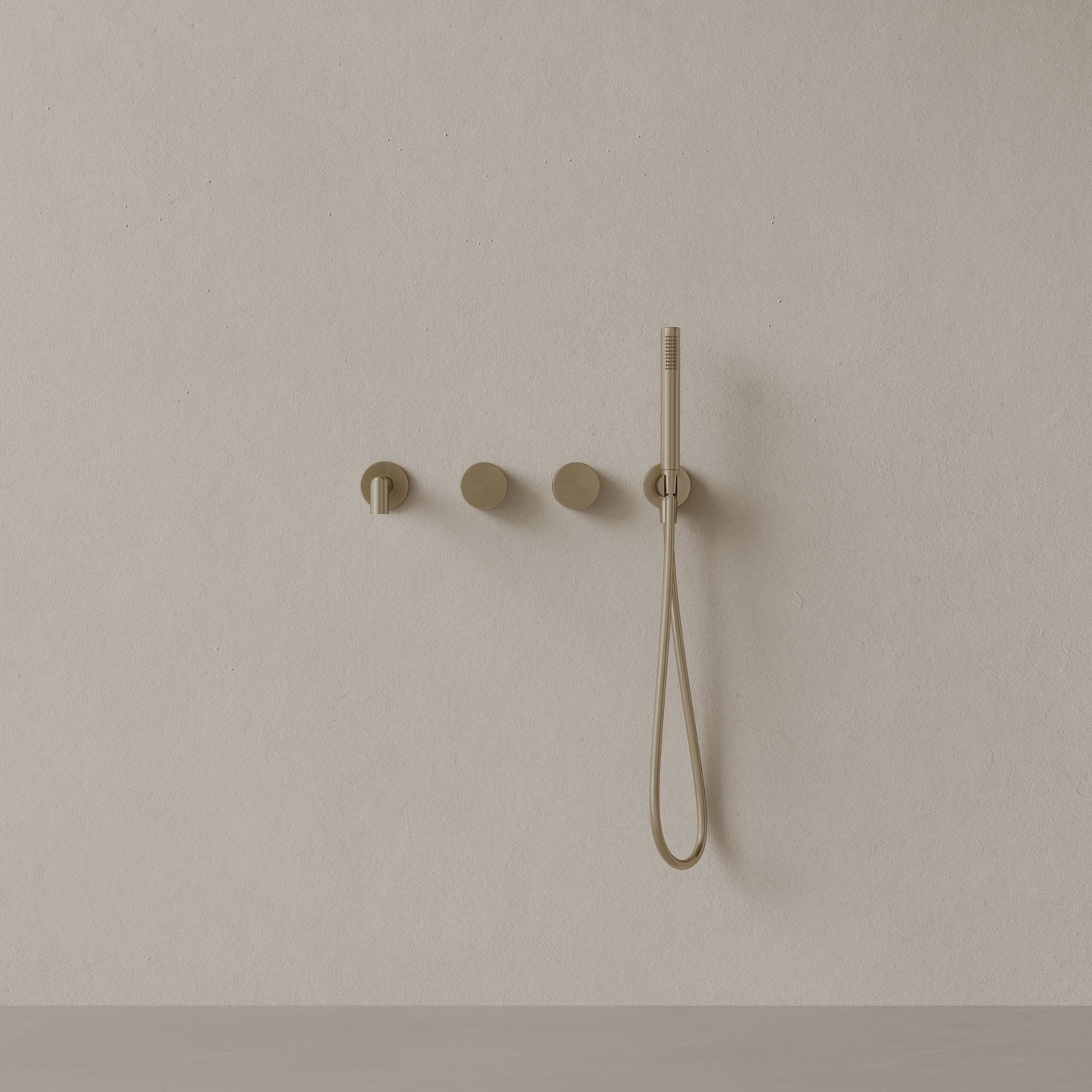 Modern square Wall-mounted Bathtub Filler