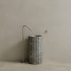 Cavo Handcrafted Fluted Stone Pedestal Sink