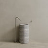 Cavo Handcrafted Fluted Stone Pedestal Sink