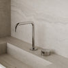 Modern Widespread Square Faucet with Knob-Style Controls