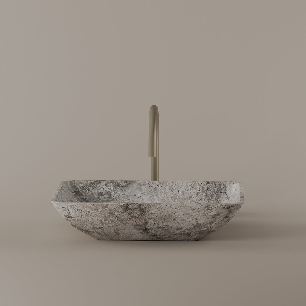 Rectangular Marble Vessel Sink 18