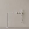 Modern Square Floor-mounted Bathtub Filler