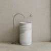 Rotundi Handcrafted Stone Pedestal Sink