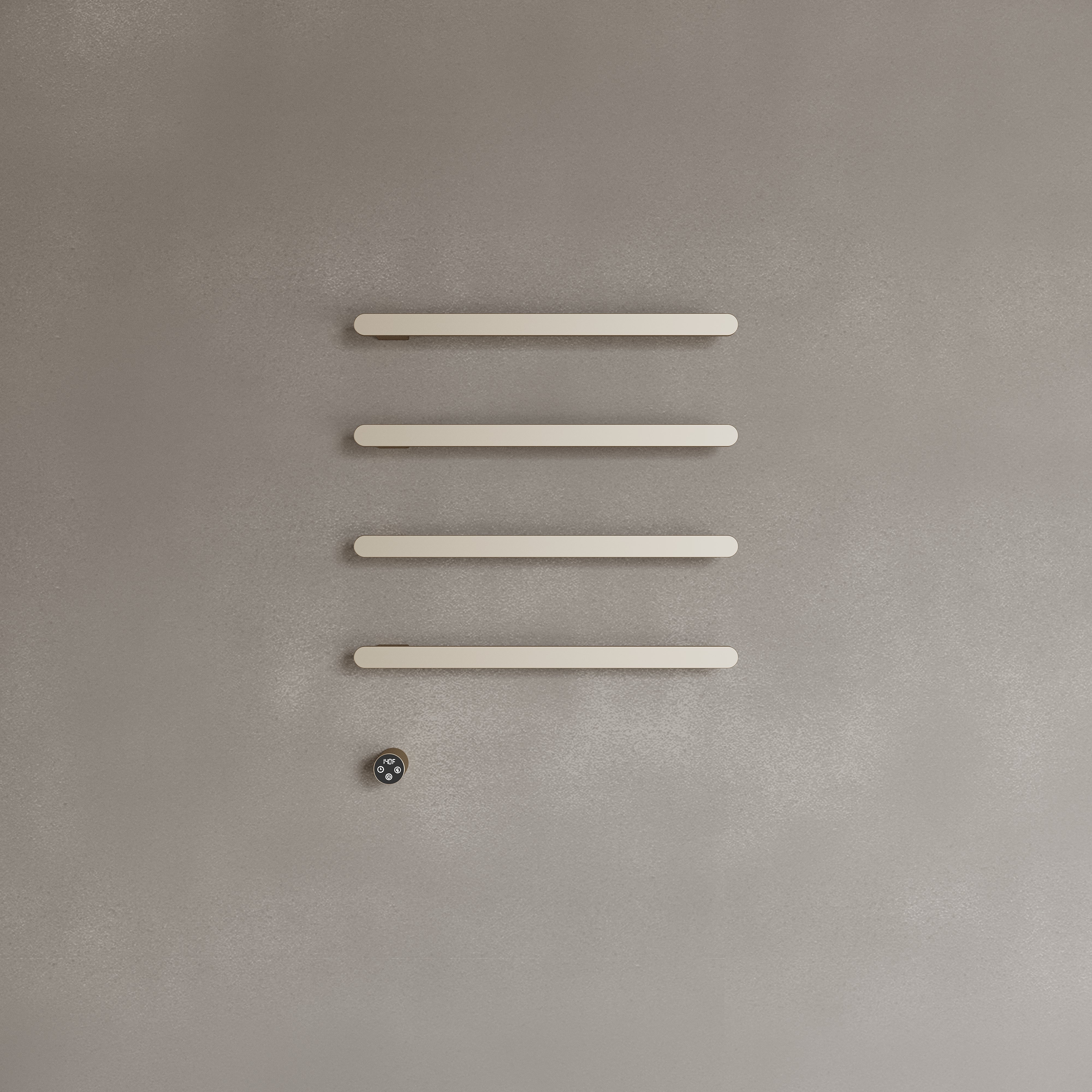 Wall-Mounted Heated Towel Rack – Modern Design with Digital Display